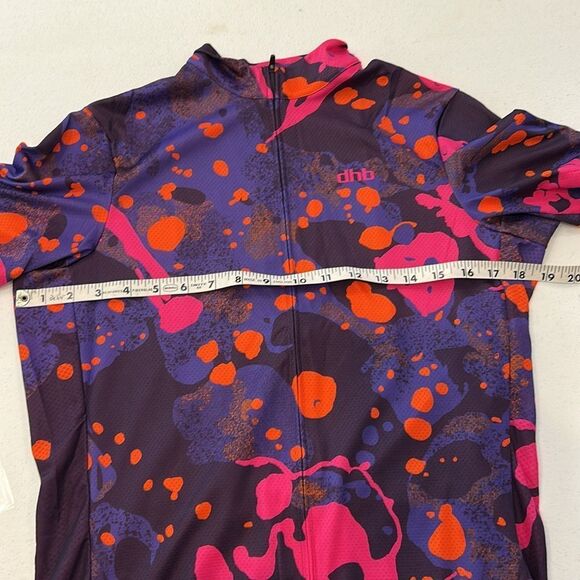 dhb Blok GLOW cycling jersey for women (short sleeves) size 14 - Picture 6 of 7